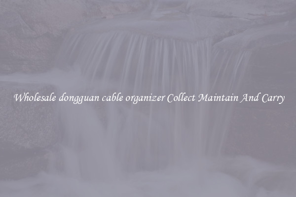 Wholesale dongguan cable organizer Collect Maintain And Carry