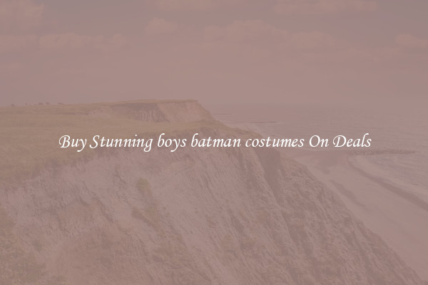 Buy Stunning boys batman costumes On Deals