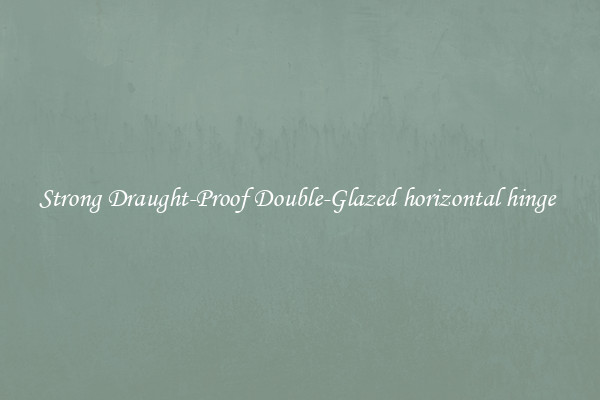 Strong Draught-Proof Double-Glazed horizontal hinge 