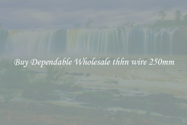 Buy Dependable Wholesale thhn wire 250mm