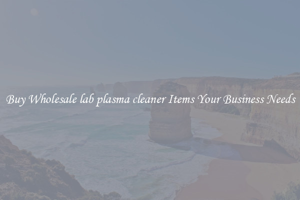Buy Wholesale lab plasma cleaner Items Your Business Needs